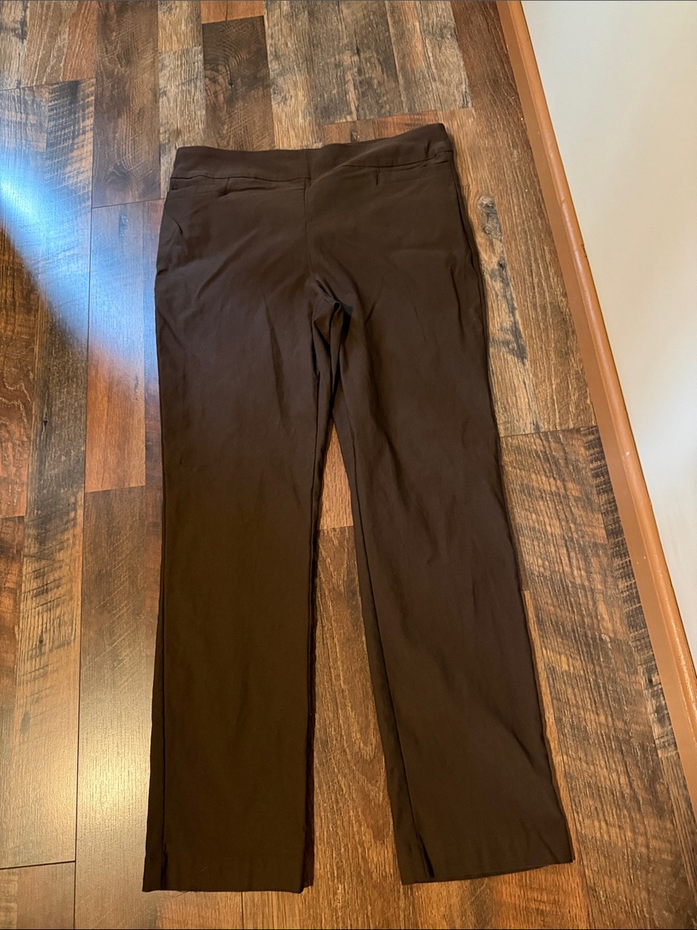 Kim Rogers Brown Straight Leg Women's Pants
